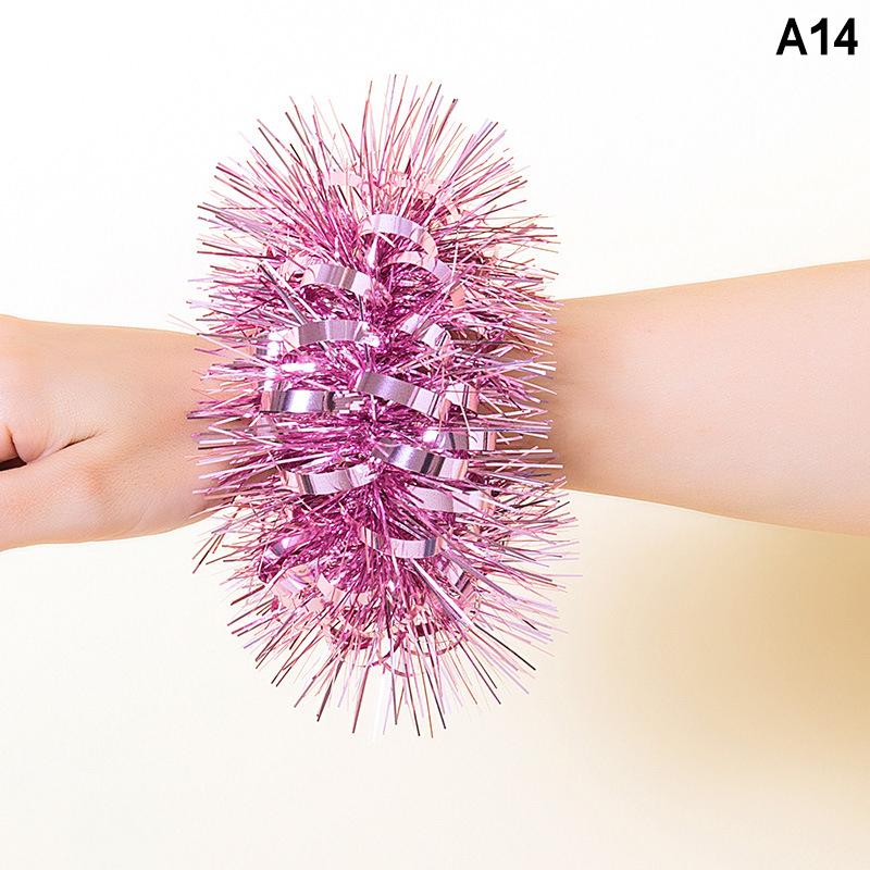 2 шт. Детские Игровые Помпоны Применяются к Спортивным Играм 27 Стилей Практичные Черлидинг Цветочный Шар Спортивные Игры Браслет