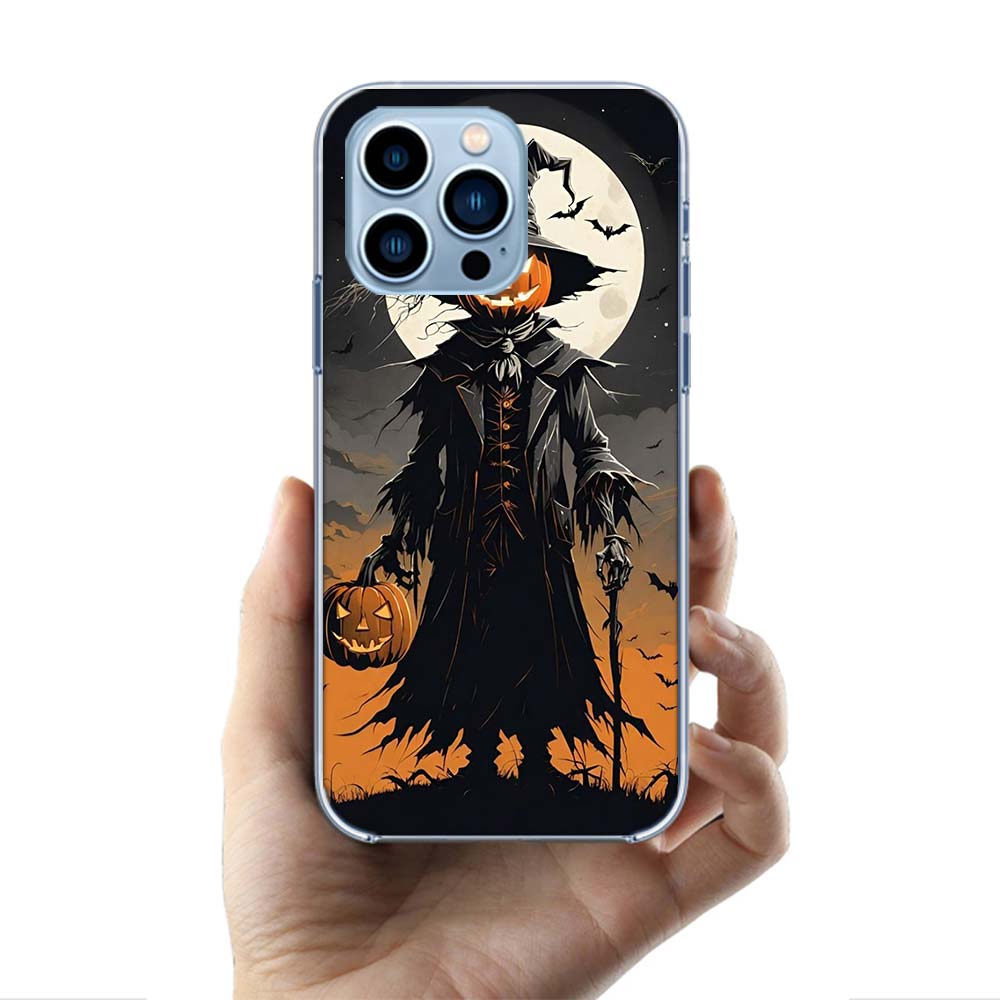 Halloween Pumpkin Man is Here Cases Phone Case For Iphone 17E 16E 17 Air 16 Pro Max 15 Pro 14 Plus 11 13 12 Mini Cover Cases Com