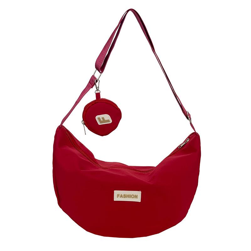 Женская сумка-пельмень из ткани Оксфорд 2025 - Повседневная, Вместительная, Универсальная поясная, наплечная и кроссбоди сумка