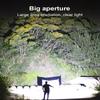 XHP360 Super High Power Flashlight Waterproof Outdoor Flashlight Long Range Zoom Torch Light