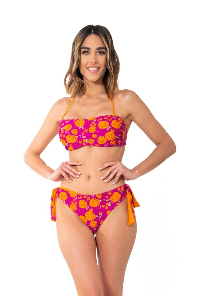 Купальник с уплотнённой чашкой, плавки слип David (78282)