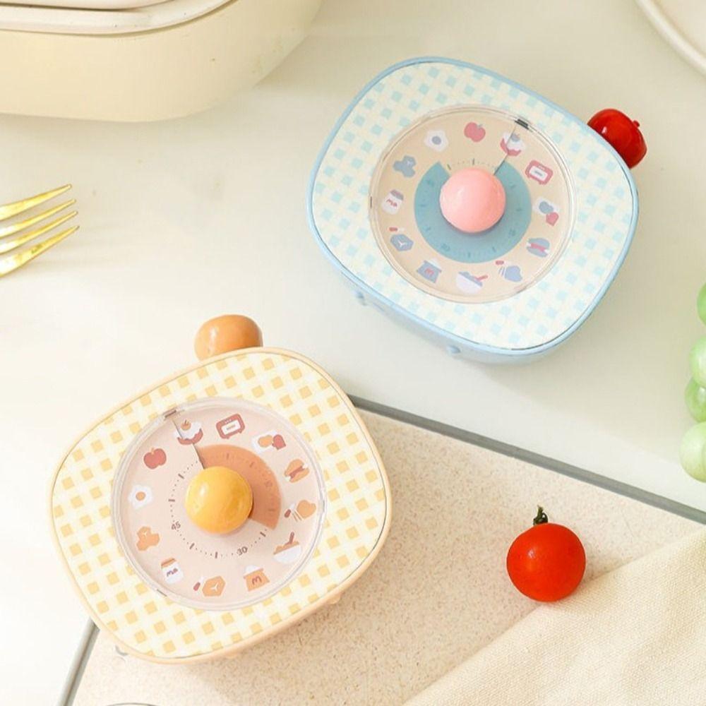Magnetic Countdown Clock Ultra Silent Kitchen Mechanical Timer Classroom Learning