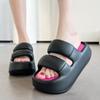 Ins Hot  Platform 7 Cm Thick Slippers Women's Summer Two Band Sandal EVA Clogs Woman Fashion High Slides Girls Chunky Slippers