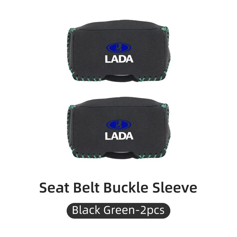 Car Suede Safety Belt Buckle Protector Cover Interior Accessories For Lada Priora Sedan Sport Kalina Granta Vaz Samara 2110 NN99