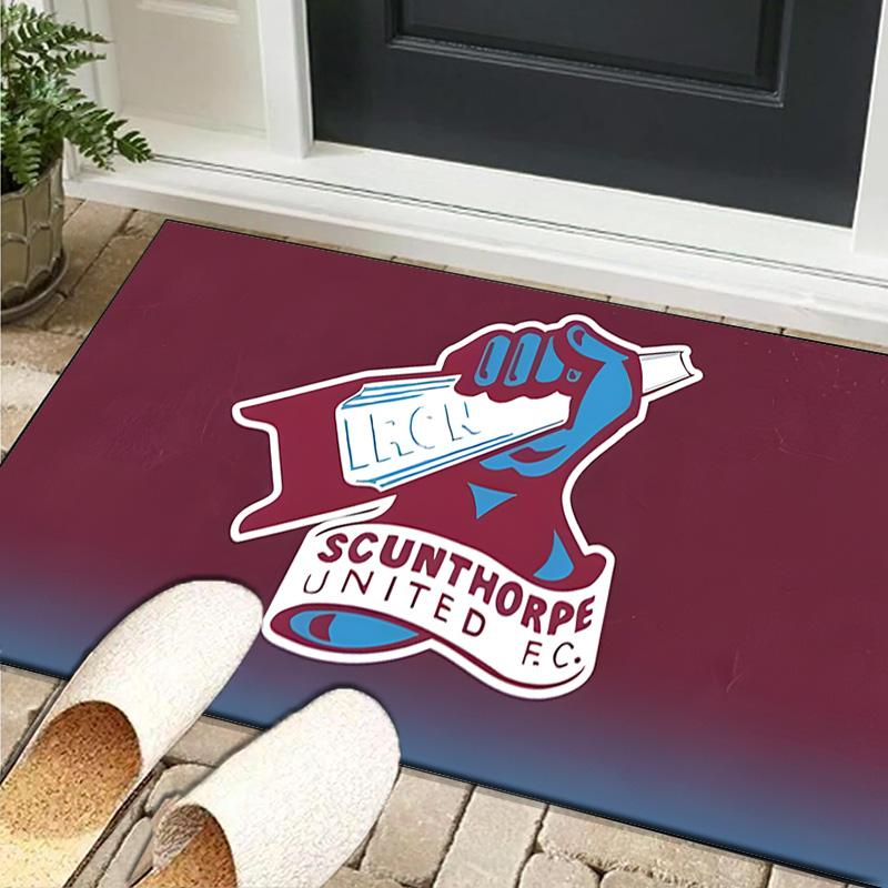 1PC rug Scunthorpe Fc Emblem Carpet, Chair Rug,Area Rug for Office Bedroom living rooms bedroom, Doormat decor Christmas fan gifts
