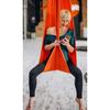 Гамак Yoga Fly, оборудование для фитнеса Yoga Balance с антигравитационным ремнем (апельсин)