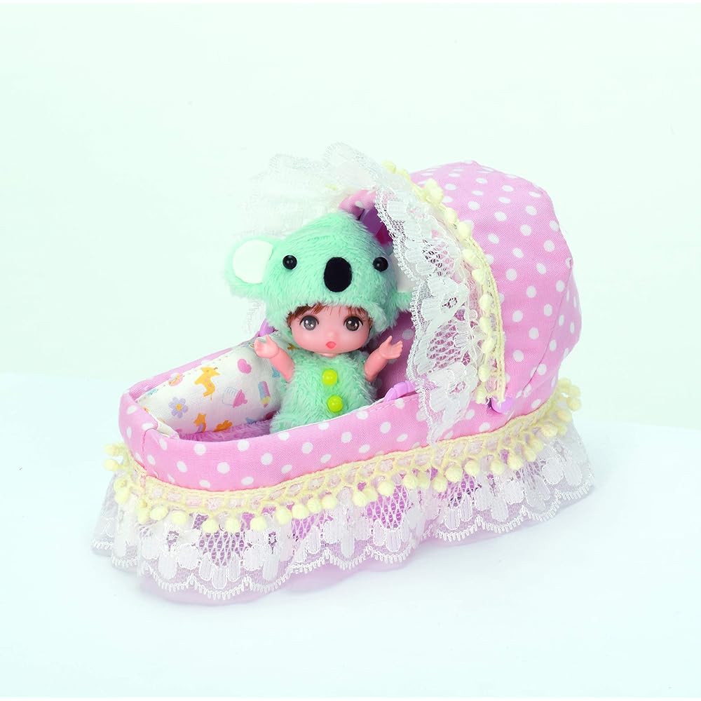 Takara Tomy Licca LF-11 Triplet Baby Doll Stroller Toy for Pretend Play Ages 3 and Up
