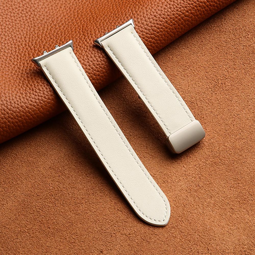 Кожаный ремешок для Honor Watch 5, складная магнитная застежка, ремешок для часов с заостренным кончиком