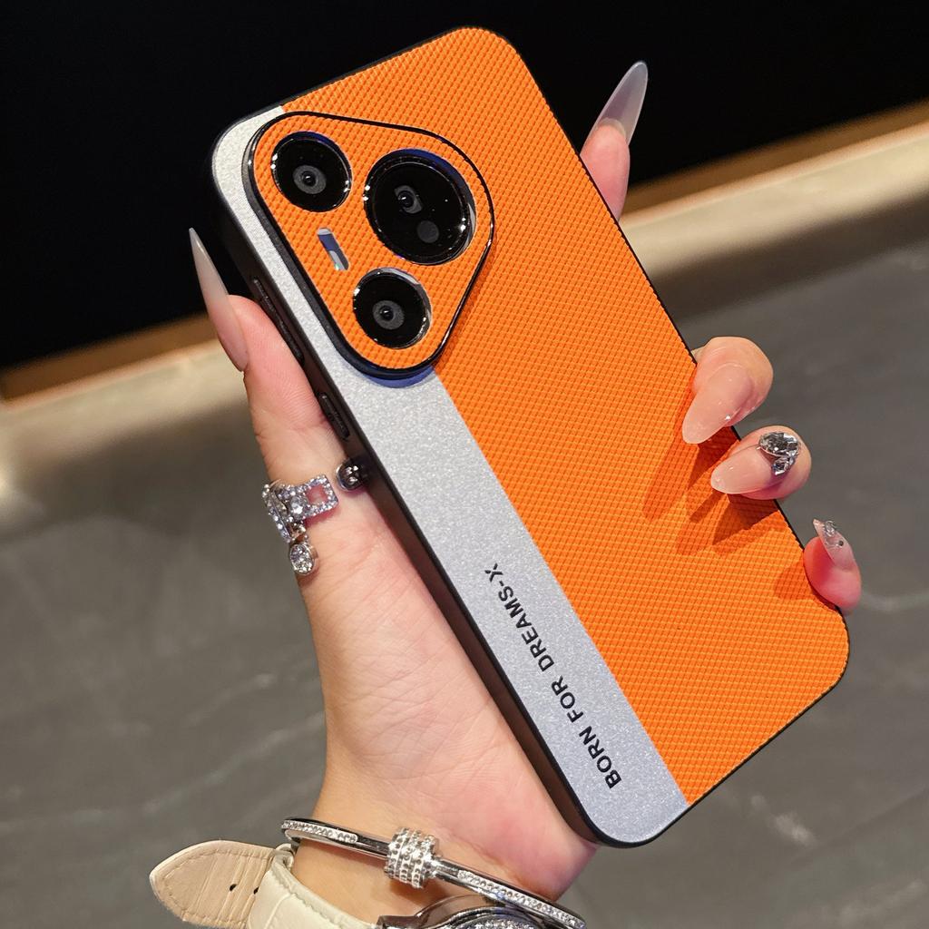 Сшитый Цвет Матовый Для Magsafe Магнитный Чехол Для Huawei Pura 80 70 P60 Mate 70 60 50 Pro Plus Рельефный Узор Ударопрочный Чехол