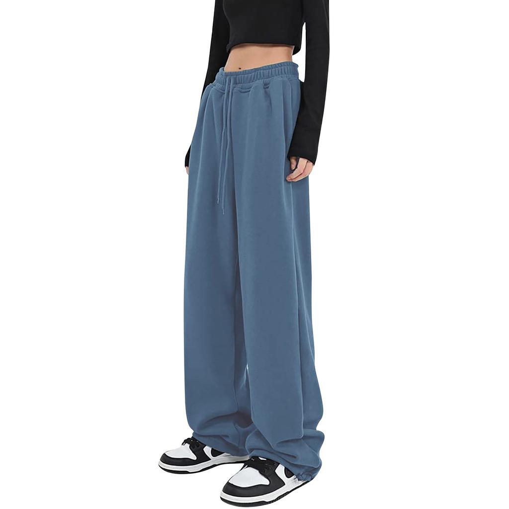 New Loose Fashion Sports Pants Trendy Wide-Leg Pants Trousers