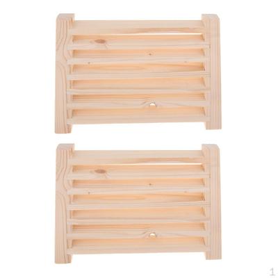 2x Кедровая сауна-решетка, 8x5,3 дюйма, Аксессуары