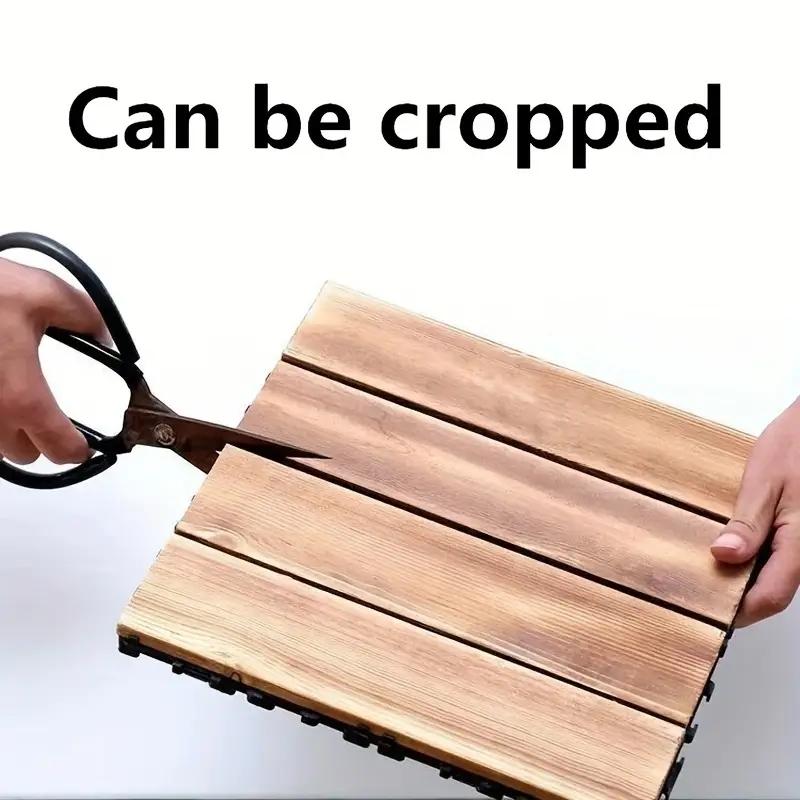 Антикоррозийный деревянный пол, наружный карбонизированный деревянный пол, балкон, дом, двор, напольное покрытие, сращивание, водонепроницаемый, твердый