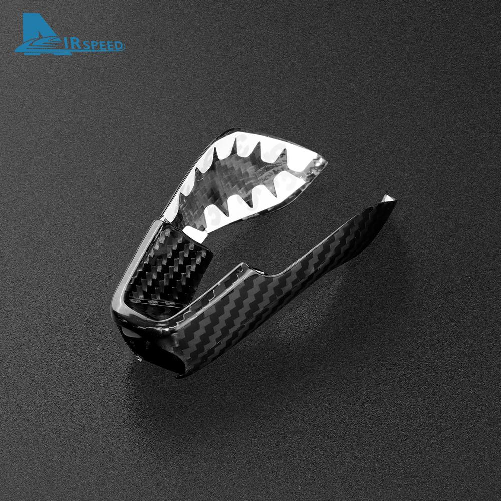 Real Carbon Fiber Gear Shift Knob Cover for BMW M2 G87 M3 G80 M4 G82 G83 X3M F97 X4M F98 X5M F95 X6M F96 M8 F91 F92 F93 2021-2025