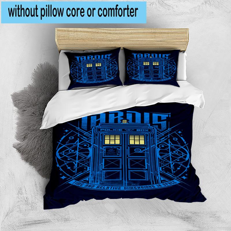 3PCS telephone booth 3pcs Bedding,Including 3PCS Duvet Cover And 2pcs Pillowcases Perfect for Christmas,Ideal for Bedroom, Dormitory