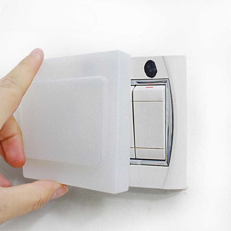 Силиконовая наклейка на переключатель, светящаяся в темноте, бесконтактная розетка, защитная крышка, водонепроницаемая крышка переключателя, настенная наклейка, бытовая, светящаяся, прозрачная