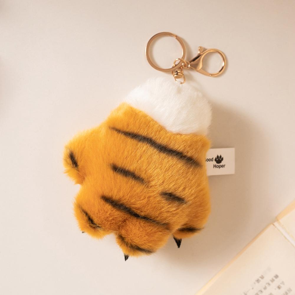 Claw Plush Tiger Claw Plush Pendant Paw Holder Tiger Plush Toy Bag Decoration