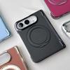 360° Rotating Stand Leather Phone Case For Apple Iphone 18 Ultra Magnetic Holder Phone Cover For Magsafe Bracket Fold Shell