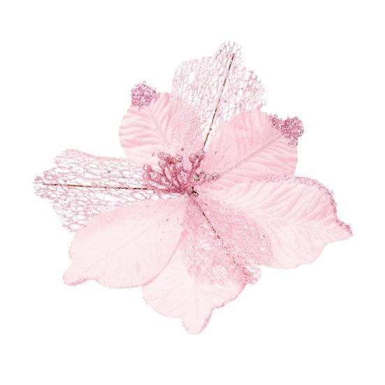 Рождественская пуансеттия Искусственные цветы Рождественская елка Венок Украшения DIY Декор Новый год Свадебная вечеринка Праздничный декор