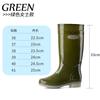 Comemore Autumn Boots Low Heels Rainshoes Couple Men Women High-barrel Waterproof Rain Boot Work Rubber Shoe Long Water Shoes 44