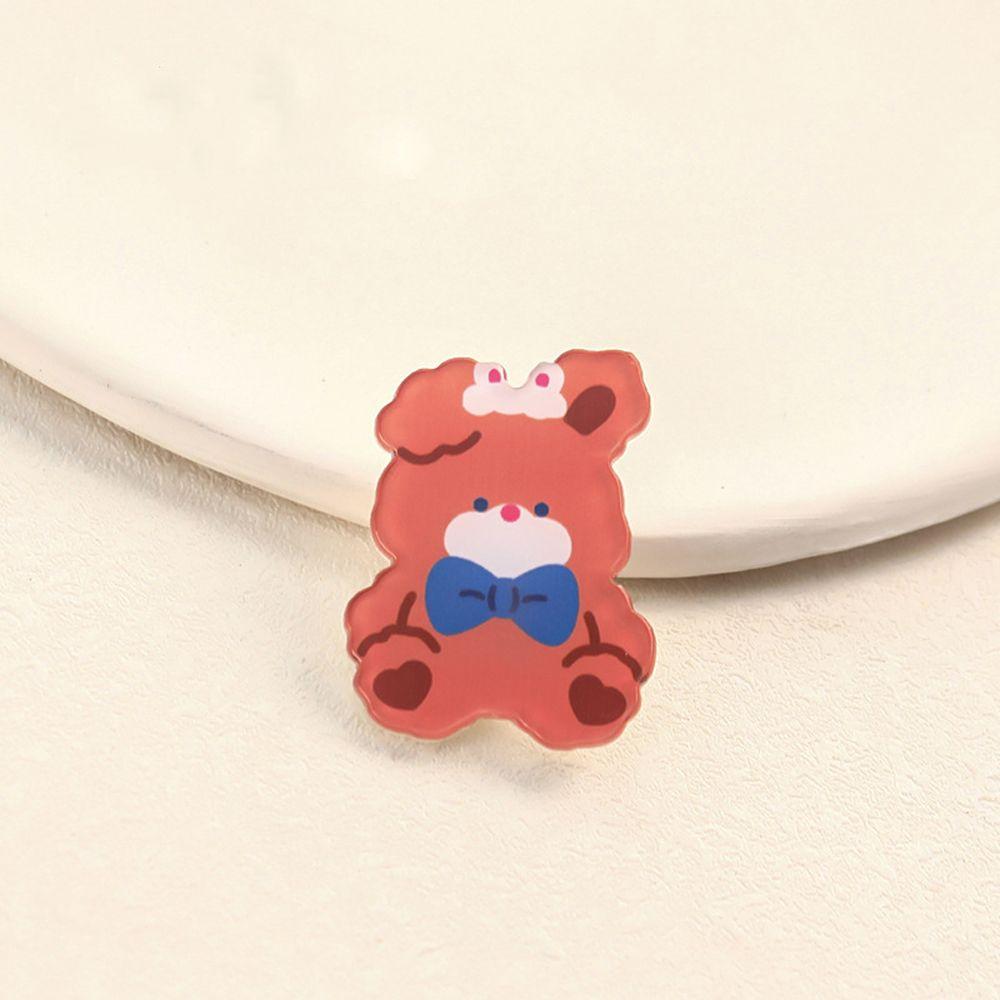 Японская простая милая симпатичная акриловая студенческая модная бижутерия мультяшная брошь корейский стиль брошь украшение на сумку