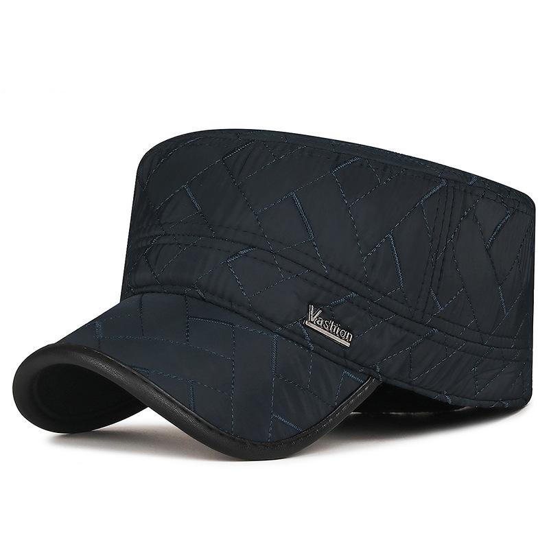 Northwood Зимняя утепленная сетчатая шапка с плоским верхом, защитой ушей и ветрозащитной хлопковой шапкой с уплотнителем сзади