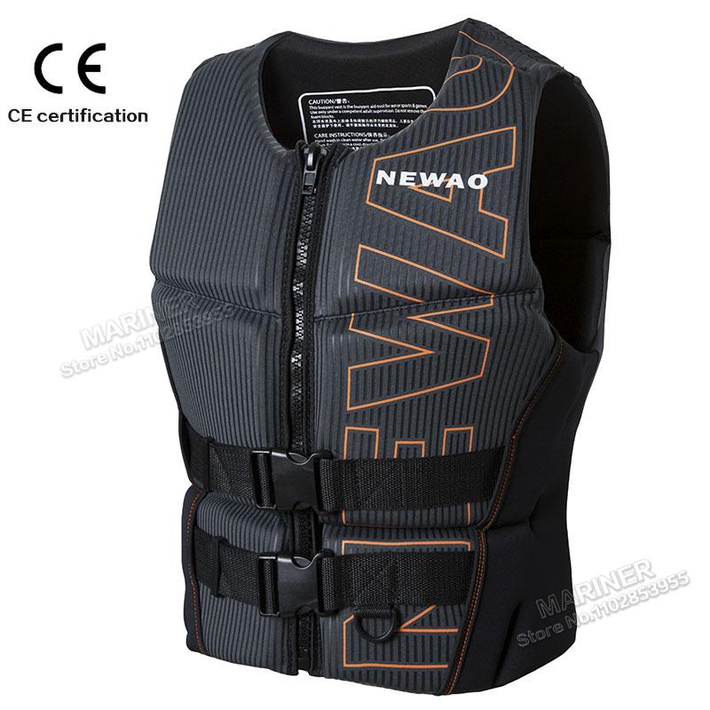 Страховочный жилет Wakesurf Comp Vest, одобрен CE, неопреновый спасательный жилет для вейк-серфинга, но отлично подходит для всех других видов водного спорта