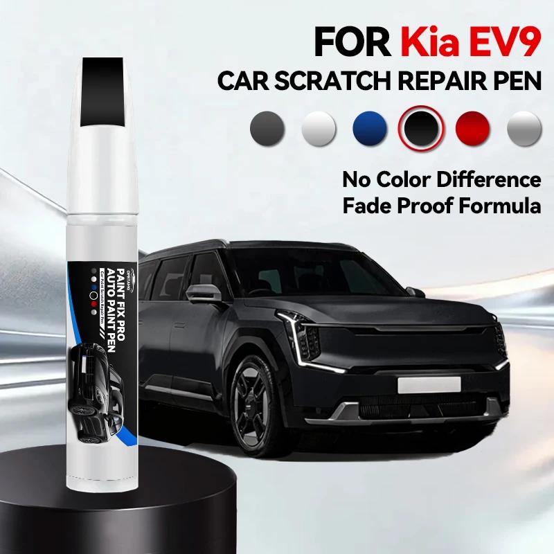 Автомобиль для эксклюзивного использования Ремонтная ручка для краски автомобиля Для 2023-2025 KIA EV9 Аксессуары для ремонта царапин краски Черный ABP Красный C7R Белый