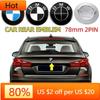 New 2025 1pcs 78mm 2 Pins 51141970248 Car Rear Boot Trunk Emblem Badge Logo Accessories for BMW E66 E53 X5 E71 F25 E70 F26