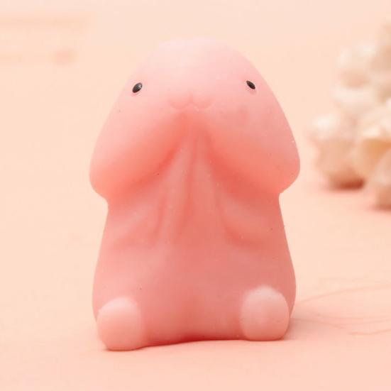 Fun Toy Stress Relief Faux Glans Shape TPR Squeeze Cute Healing Toy