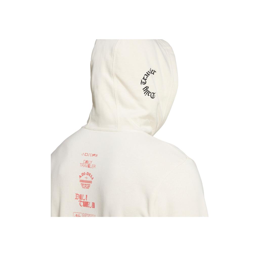 Adidas Сплошной цвет, повседневная спортивная толстовка с капюшоном, мужские топы, белый H46776