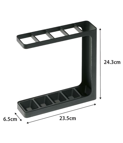 Подставка для зонтов Yamazaki, Сталь, Черный, Один размер
