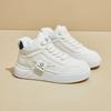 2024 Winter White Plus Velvet Thick-Soled Heightening Sports Shoes - New Korean Style for Women, SH909