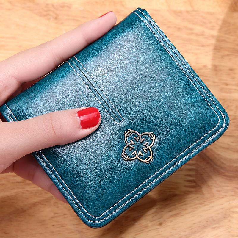 Mini Wallet Women Luxury Leather Wallets Coin Bag Hasp Short Wallet Small Woman Wallets Clutch Bag