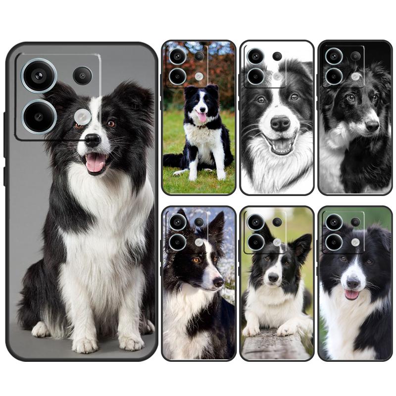 Border Collie Dog Phone Case For Xiaomi Redmi Note 13 11 9 10 12 Pro Plus 9S 10S 11S 12S 9C 10C 12C 13C Cover