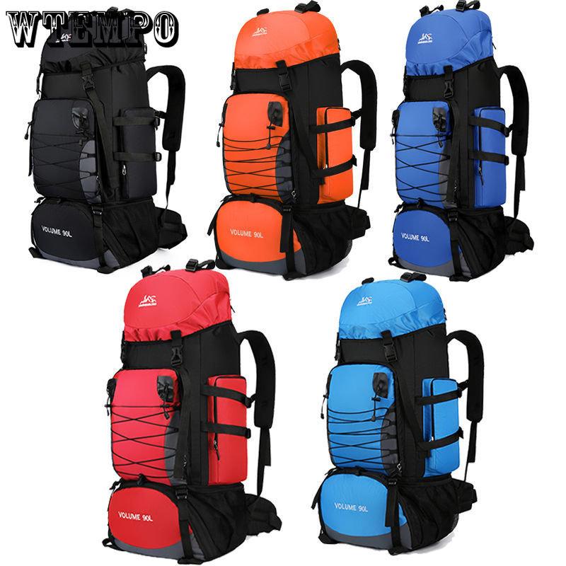 90L большой походный рюкзак, дорожная сумка, мужской и женский багаж, сумки на плечо для пешего туризма, альпинизма, треккинга, мужская дорожная сумка