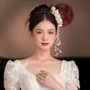 Свадебный головной убор феи роскошные заколки с цветами темпераментный свадебный головной убор аксессуары для волос