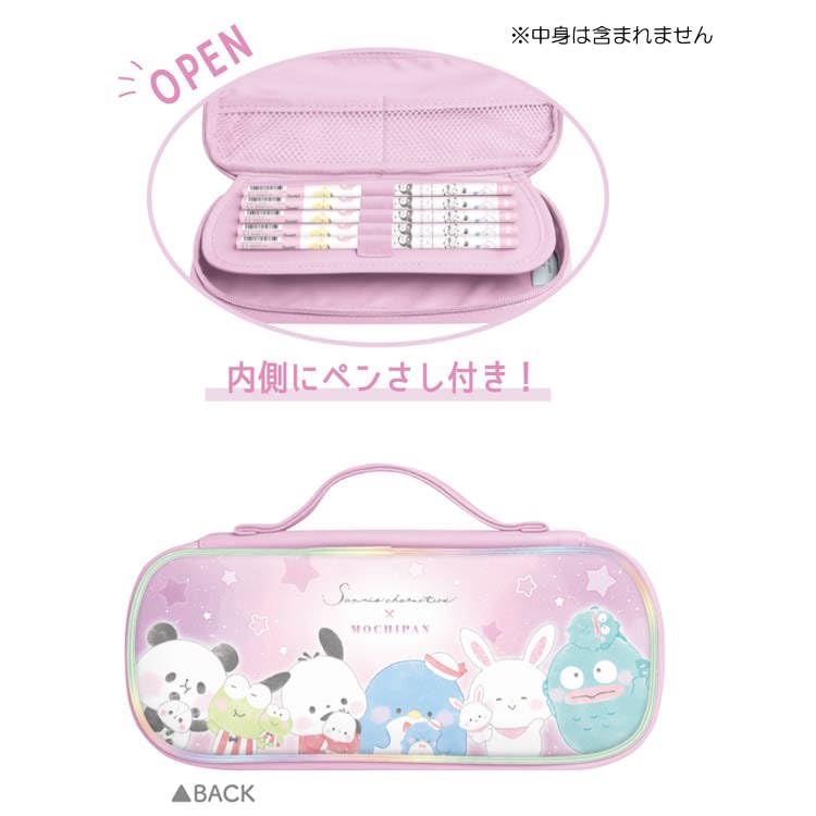 Kamio Japan Персонажи Sanrio x Mochimochi Panda Круглый пенал на молнии nui party Пенал Пенал Пенал Пенал Школьный Вход Новый