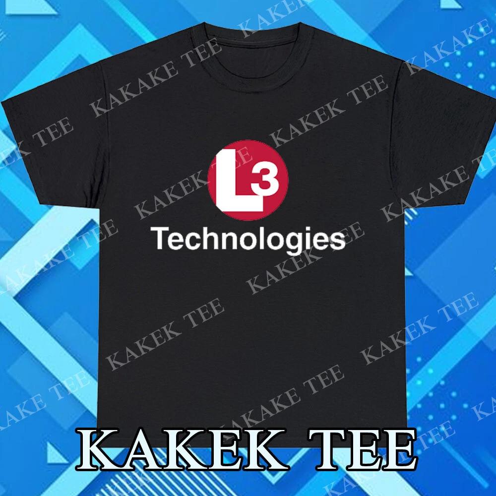 New L3 Technologies Logo T-Shirt Funny Size S to 5XL