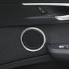 2PCS ABS Silver Door Horn Speaker Ring Cover Trim For Toyota Supra -24