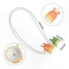 Flexible LED Neck Light for Bedtime Reading, Hands-Free Design with RGB Colors, SOS Function and Timer Feature