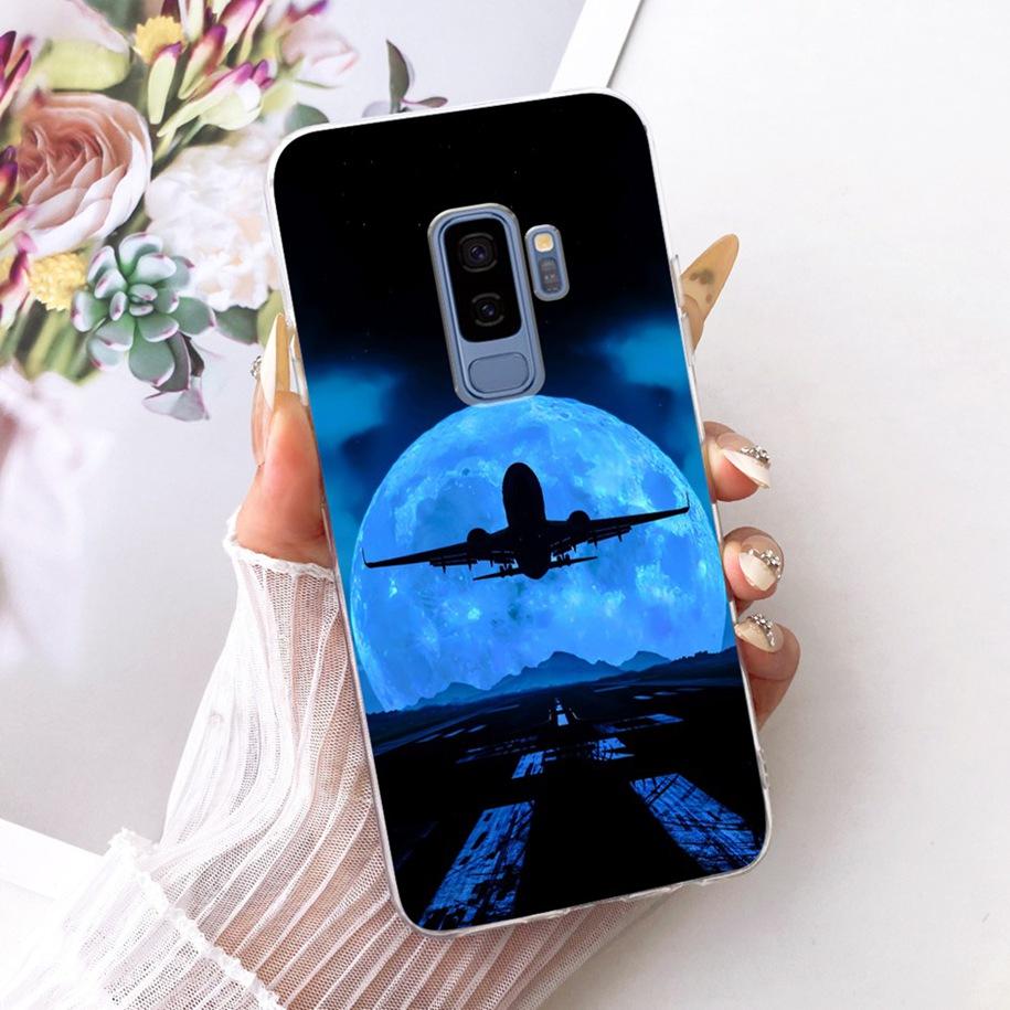 For Samsung Galaxy S9 S9+ Case SM-G960F SM-G965F Cover Fashion Dragon Lion Cartoon Soft Silicone Bumper on Samsung S9 Plus Shell