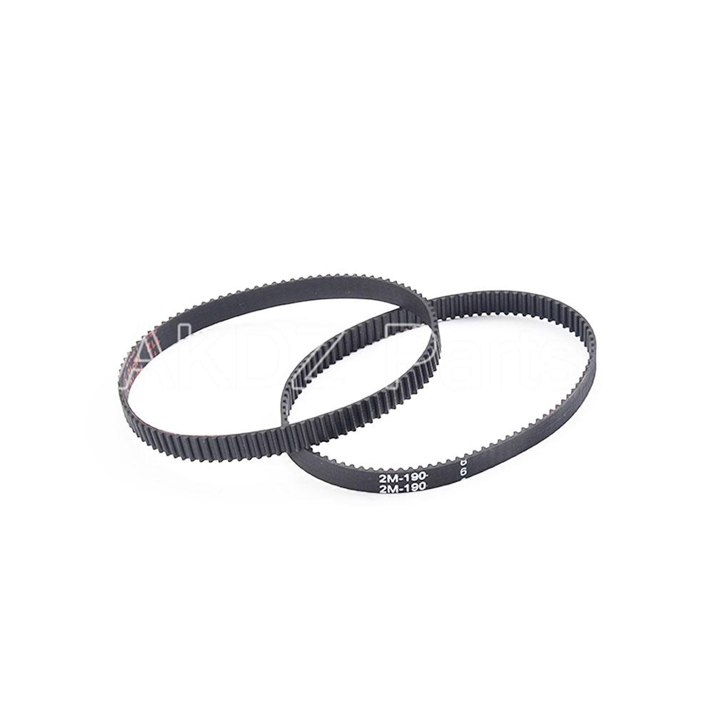 2GT Synchronous Rubber Belt for 3D Printer, 6mm Wide, Circumference 144-190mm