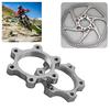 High Quality Bicycle Cycling 6 Bolt Disc Brake Rotor Bike Flange Adapter Threaded Hubs Disk