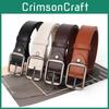Style Retro Womens Belt Square Buckle Design For Women Men Casual Waist Match