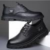 Fashion Men's Leather Shoes, Men's Casual Leather Shoes, Comfortable and Breathable Men's Shoes, Work Shoes, Workwear Shoes, Rain Shoes