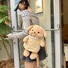 Plush Puppy Backpack Animal Shoulder Bag With Adjustable Straps Shoulder