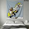 Lucky Luke History Wall Tapestry Aesthetic Wall Hanging Printed Fabric Blanket Decorative Tapestries for Bedroom Living Room Home Decor