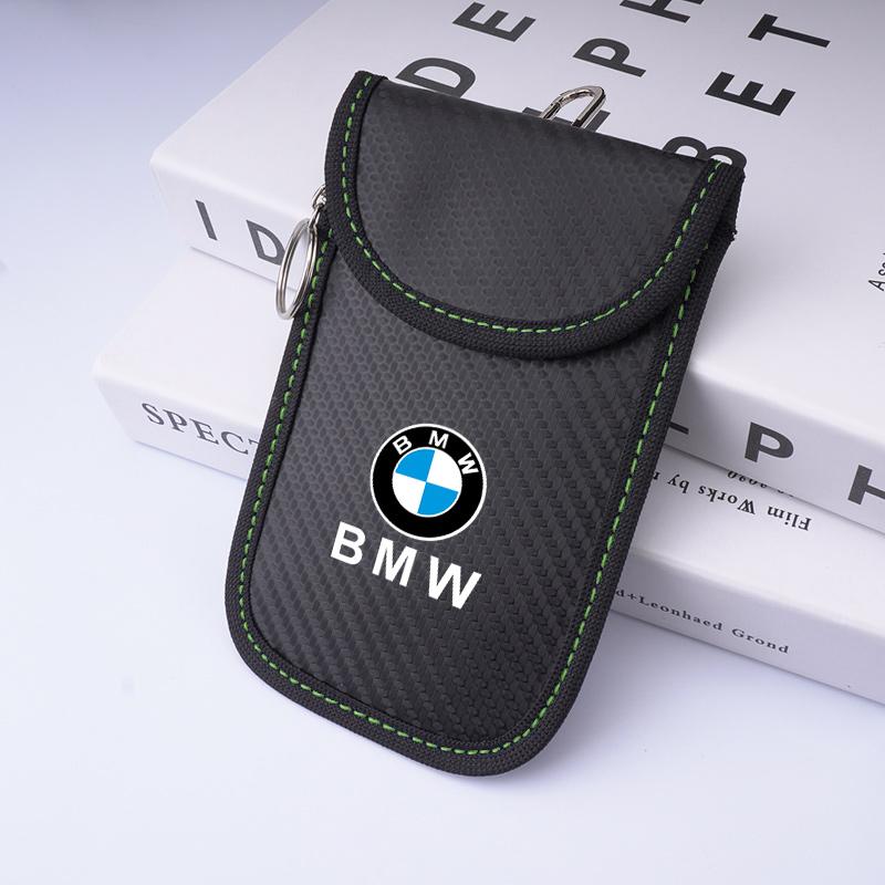 Car Key Signal Shielding Bag Anti-theft RFID Keychain Case For BMW M E92 E91 E90 E87 F10 F20 F30 X3 X5 E46 E39 E60 E36 E30 E61 GQ6