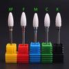 Ceramic Grinding Head Nail Art Drill Bit Polish Cuticle Manicure Machine Cutter