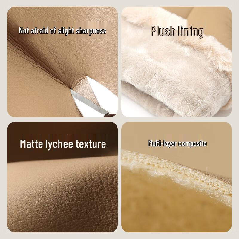 JIUMU Women's Winter Touchscreen Leather Gloves